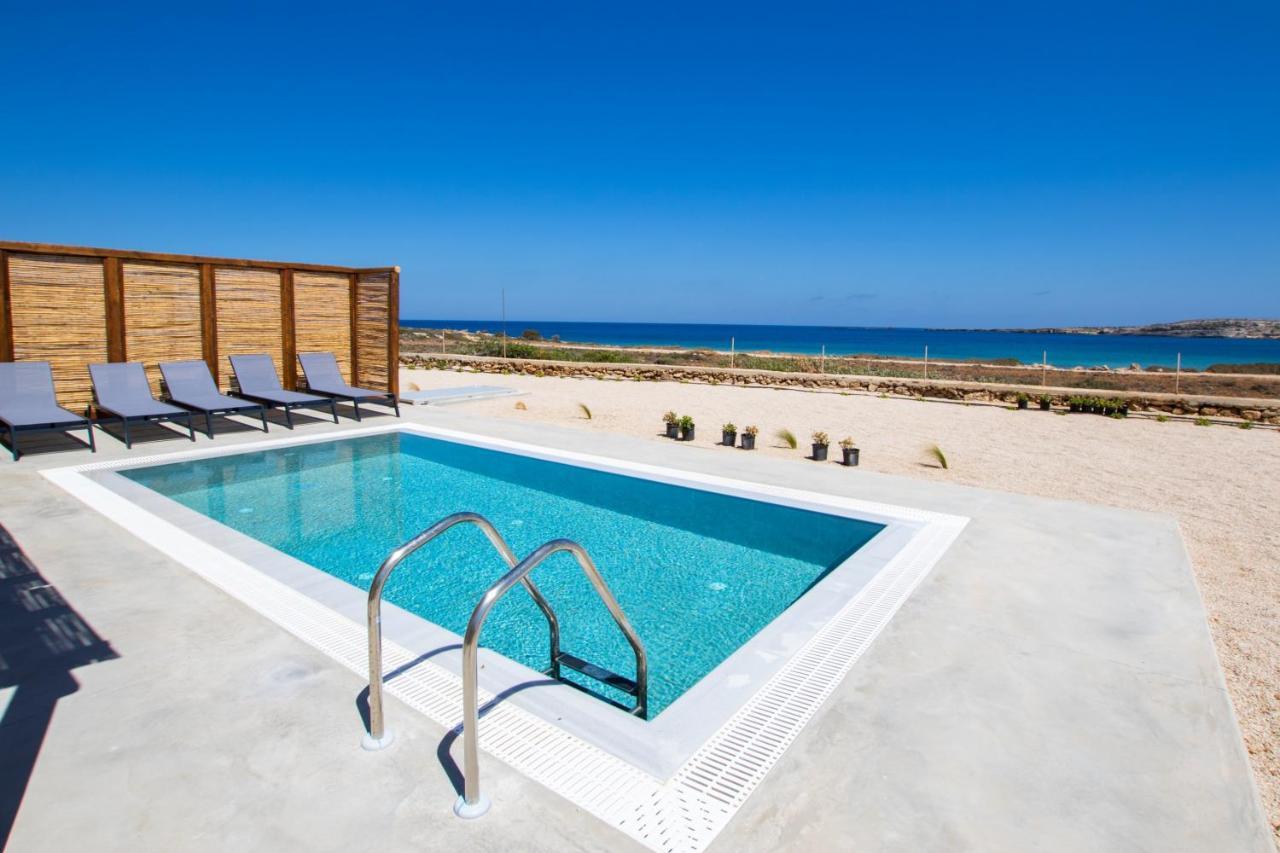 Cato Agro 5, Seafront Villa With Private Pool Afiartis Exteriér fotografie
