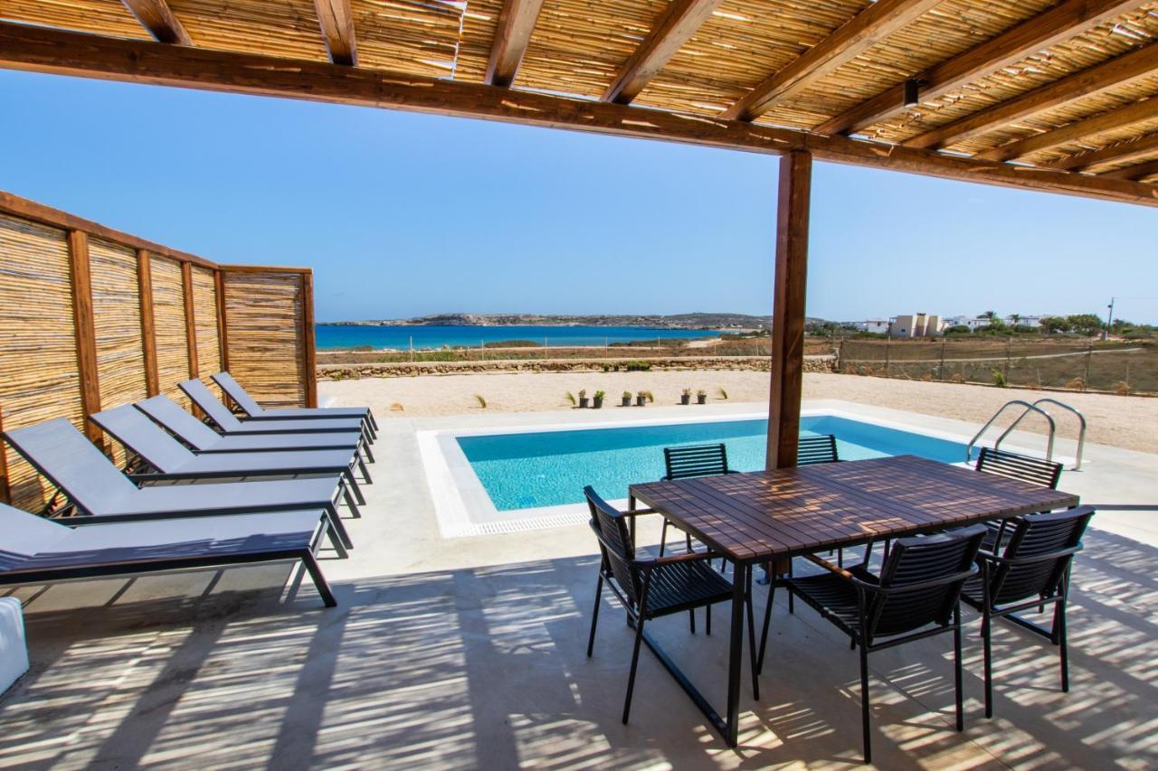 Cato Agro 5, Seafront Villa With Private Pool Afiartis Exteriér fotografie